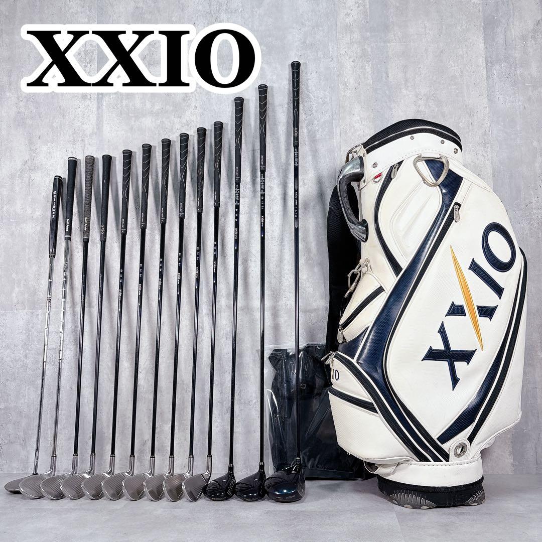 T178 XXIO ゴルフクラブ メンズ フルセット 14点 初心者 男性 白