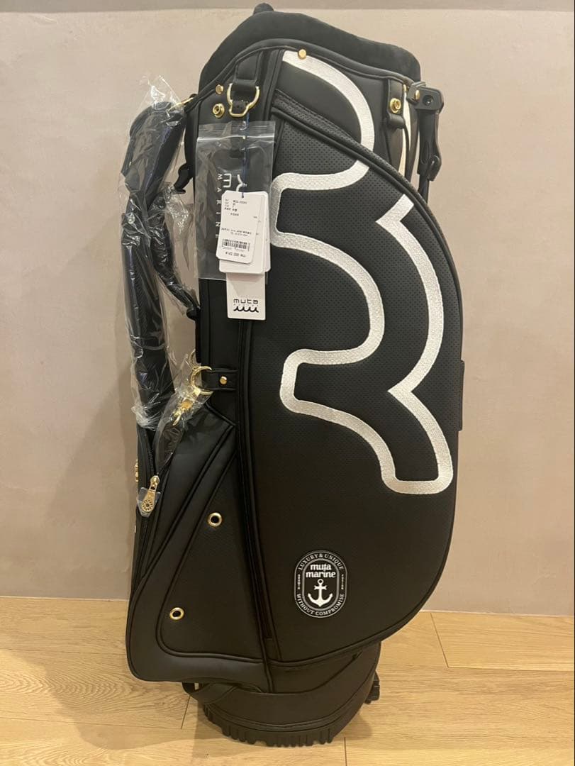 新品未使用 muta MARINE キャディバッグ ブラック ゴルフ