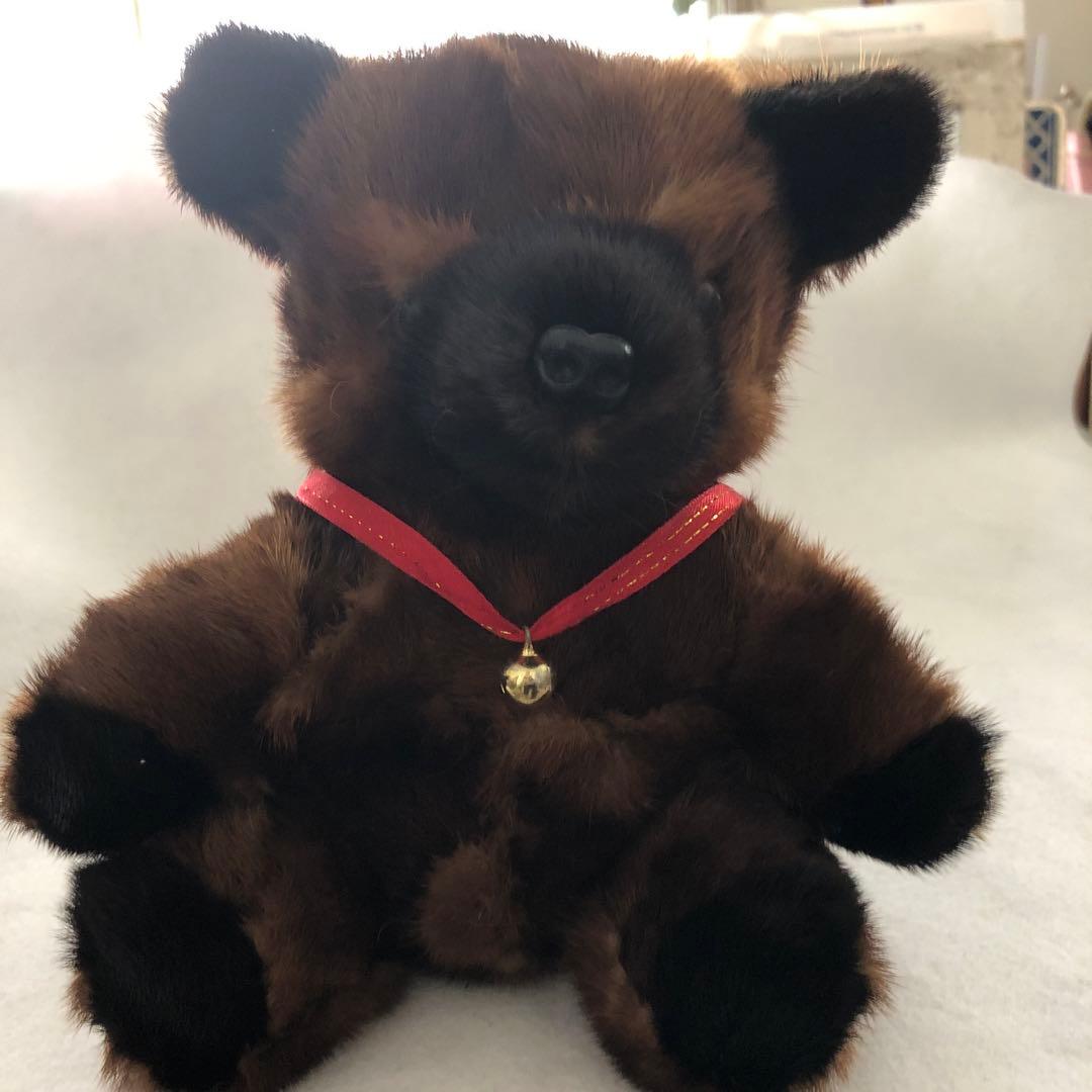 ミンクの毛皮のテディーベアー