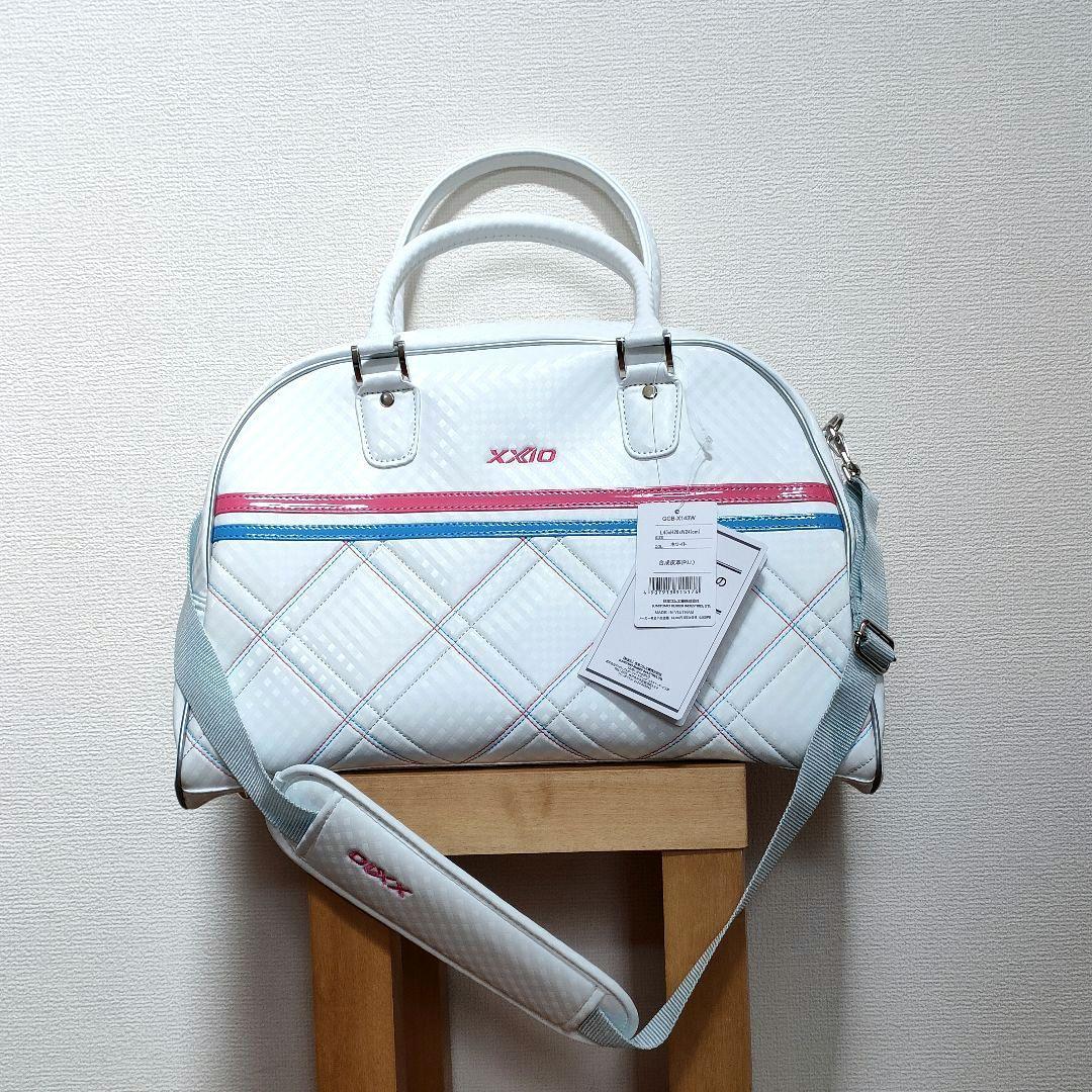 新品未使用XXIO ゴルフバッグ・スポーツバッグショルダー付 レディースホワイト