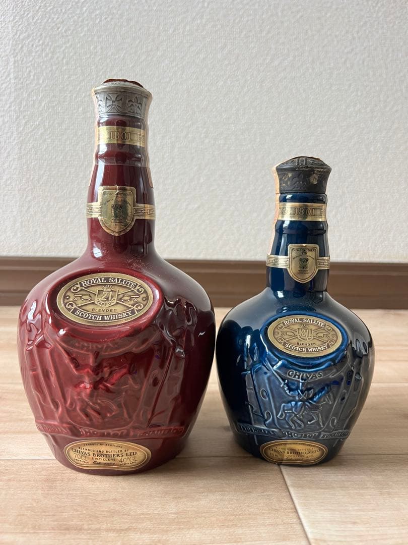 シーバスブラザーズ　ロイヤルサルート　赤　青　セット