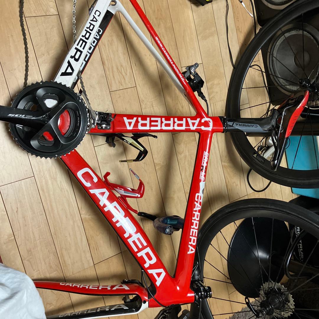 CARRERA エラクルTS 2012年モデルロードバイク 赤/白 サイズS