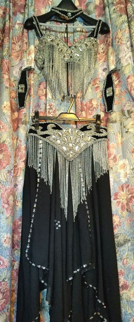 ベリーダンス衣装　オリエンタル　ブラベルト　スカート