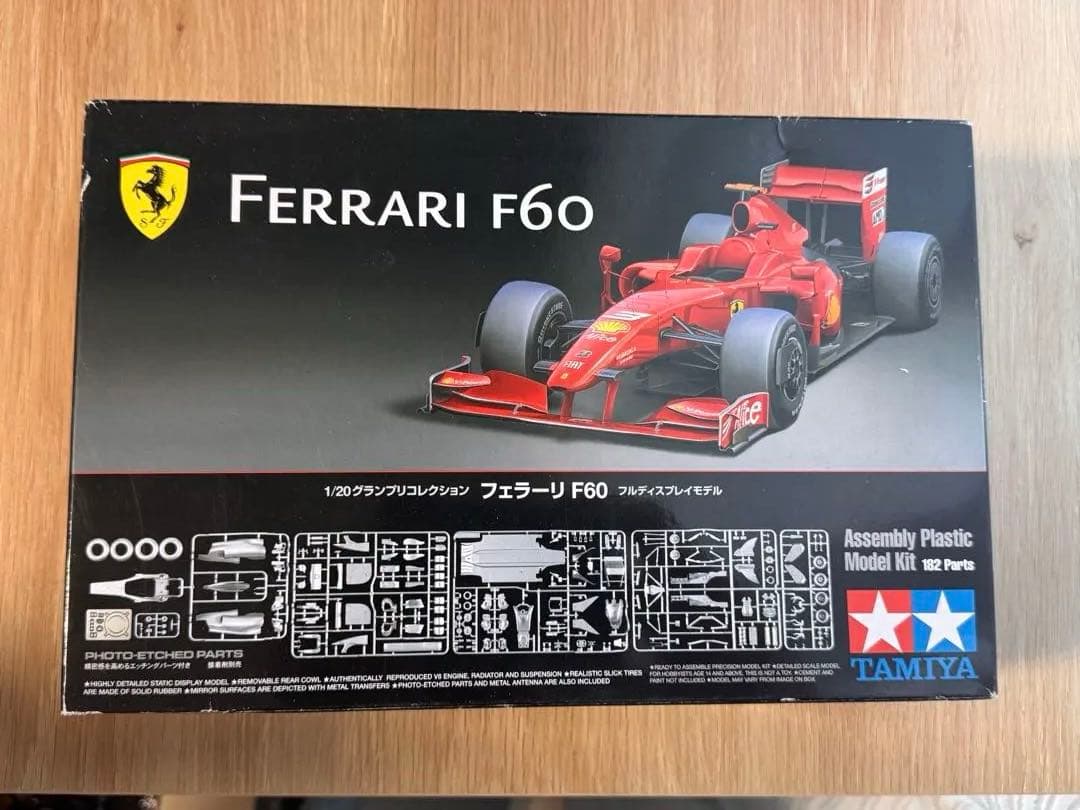タミヤ　Ferrari F60 1/20 追加デカール