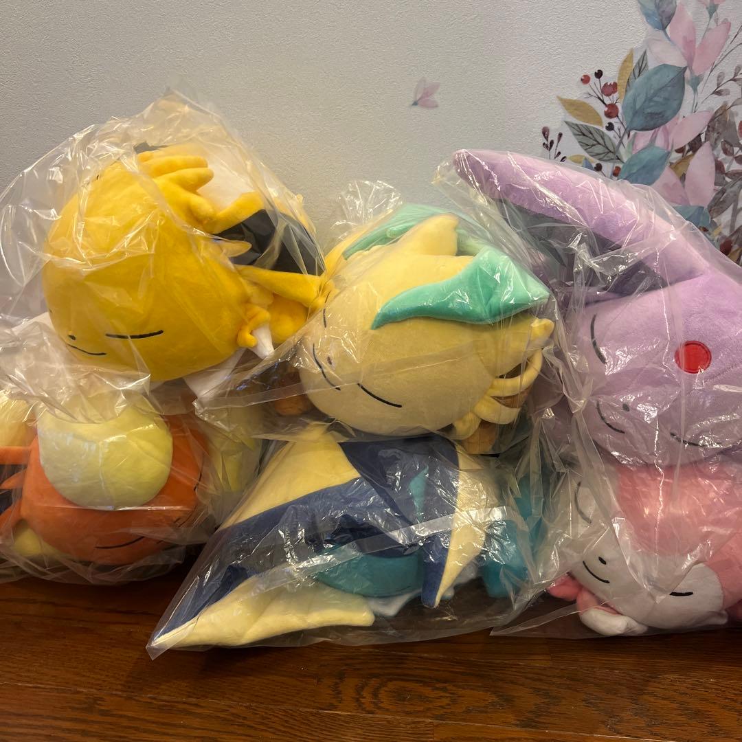 イーブイズ ポケモン すやすやシリーズ ぬいぐるみ 6体セット