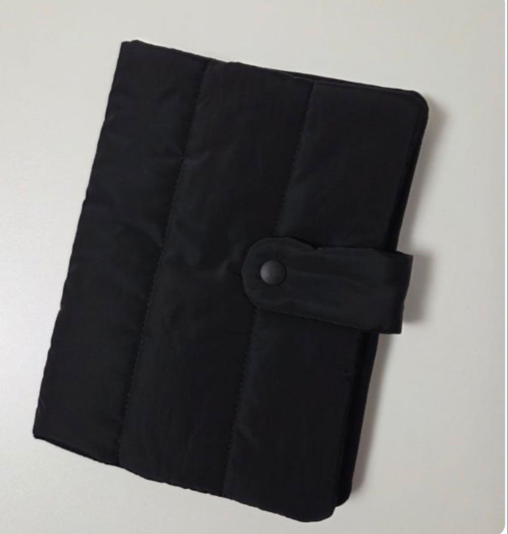 新品未使用 韓国バインダーカバー ブックカバー ブラック