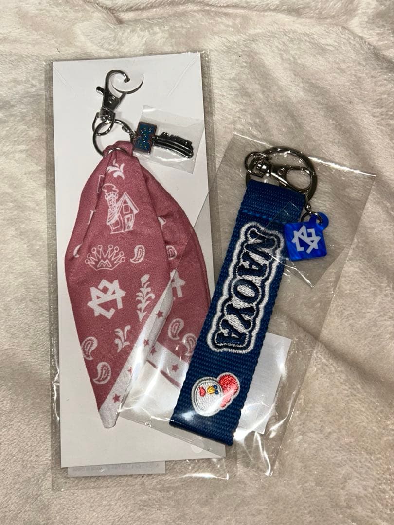 MAZZEL NAOYA グッズ ループキーホルダー バンダナキーホルダー