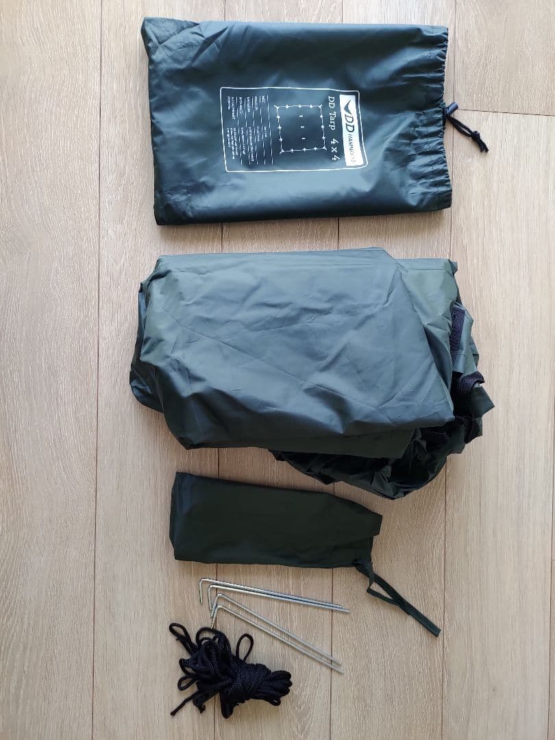 DDタープ DD Hammocks 4m×4m オリーブグリーン