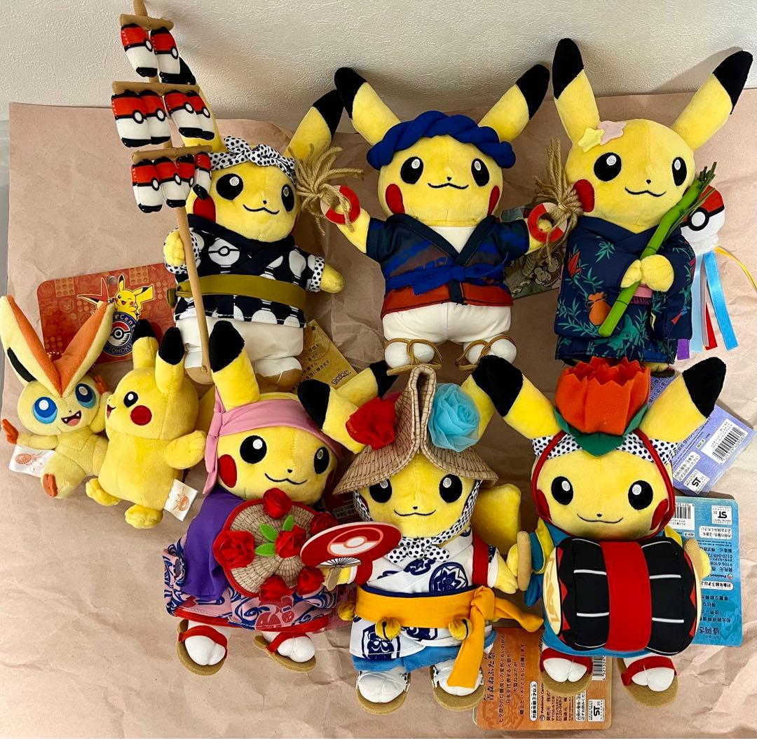 ポケモンセンタートウホクぬいぐるみ 6点セット