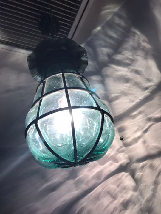 アンティーク 吊り下げランプ 照明 電気