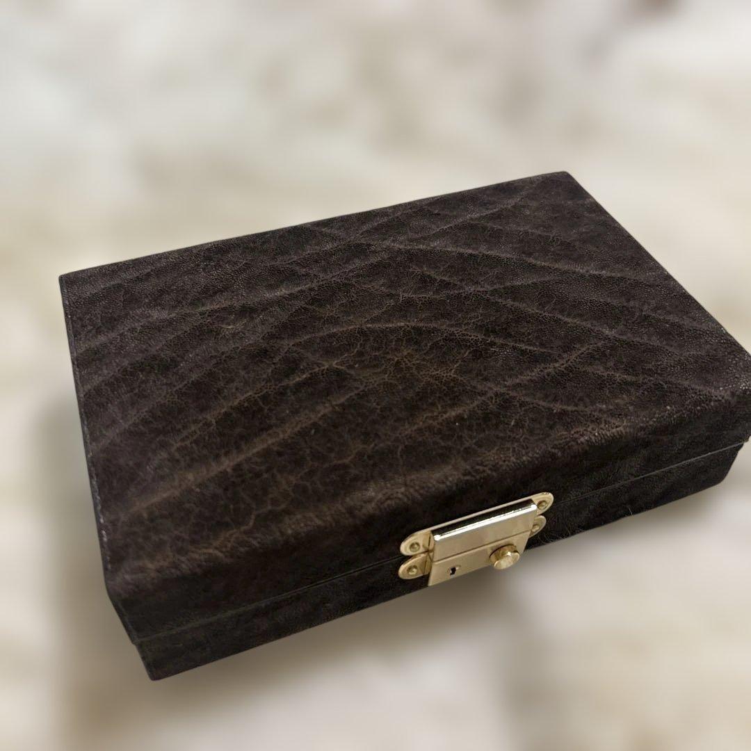 カンダミサコ MALT PENNE 万年筆ケース エレファントレザー ブラウン