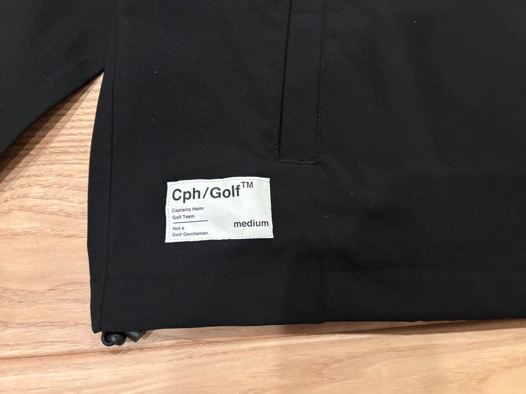CphiGolf 黒 ジッパー　コーチジャケット　薄手　M