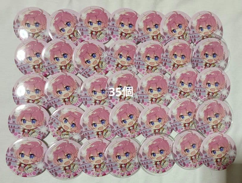 すとぷり　さとみ　缶バッチ　すとねく　デフォ