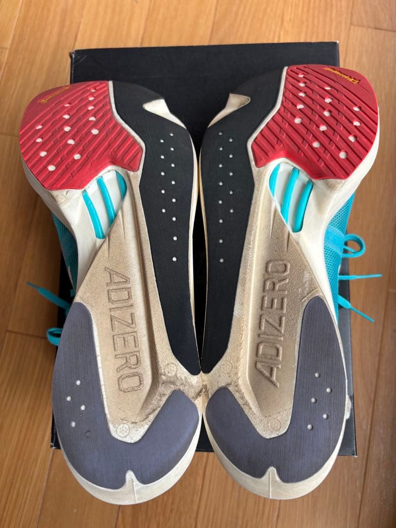 走行距離約80㌔ adidas TAKUMI SEN 9 25.5㎝