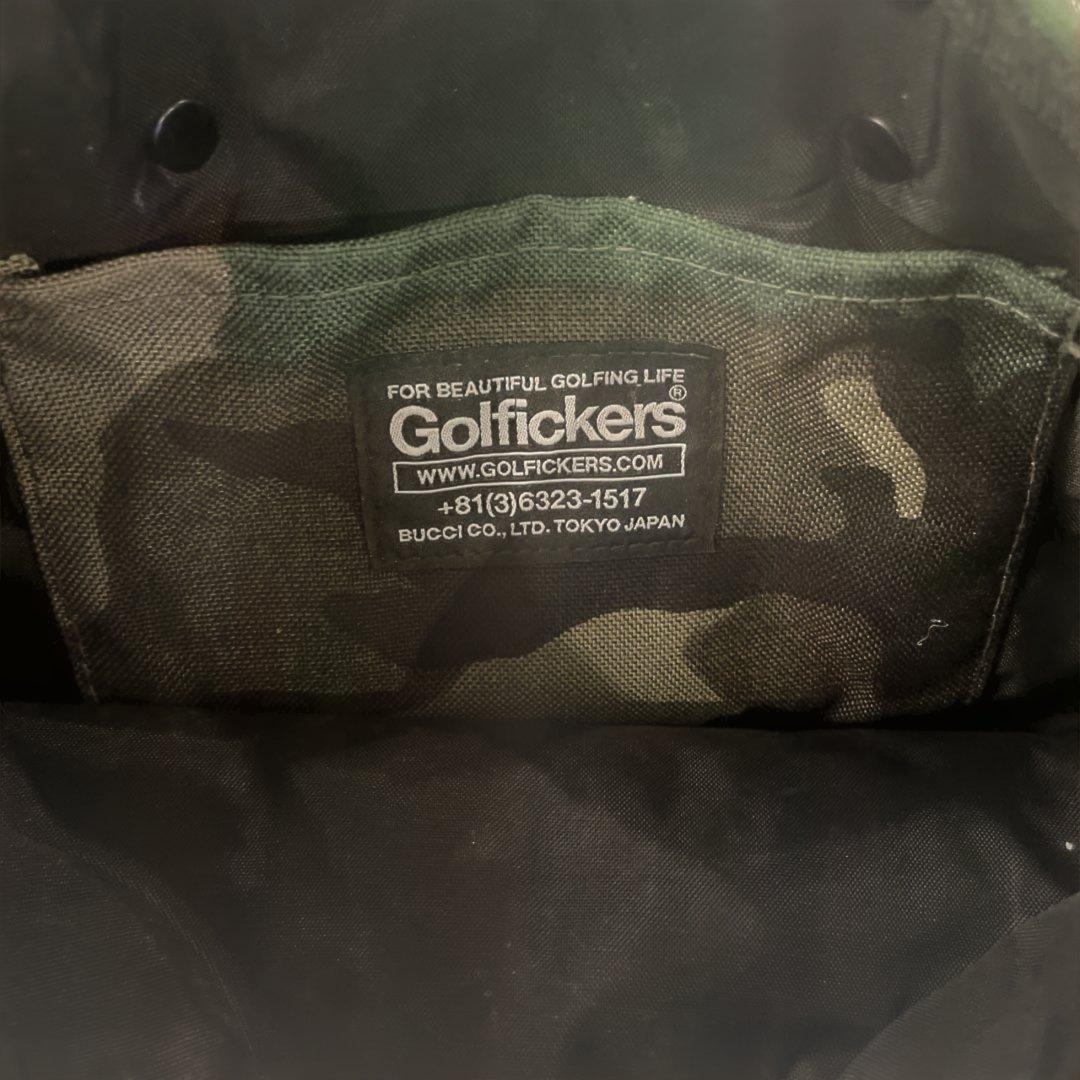 【未使用品】Golfickers ラウンドバッグ　迷彩