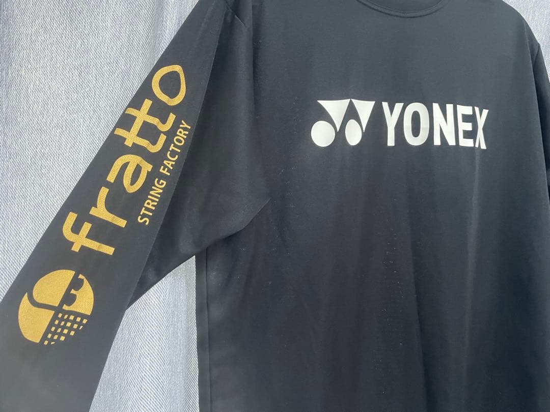 YONEX×fratto ソフトテニス　 長袖Tシャツ メンズLサイズ　黒