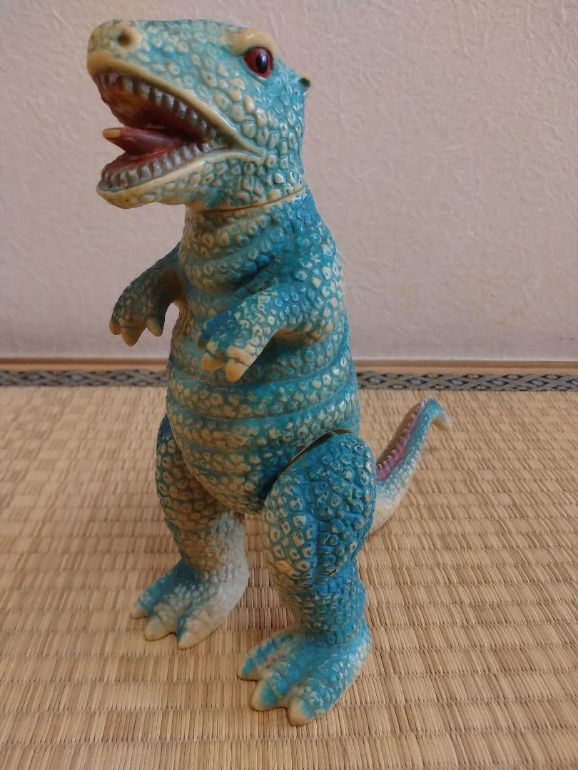 マルサン　ソフビ　ゴロザウルス　当時物　ブルマァク　ゴジラ