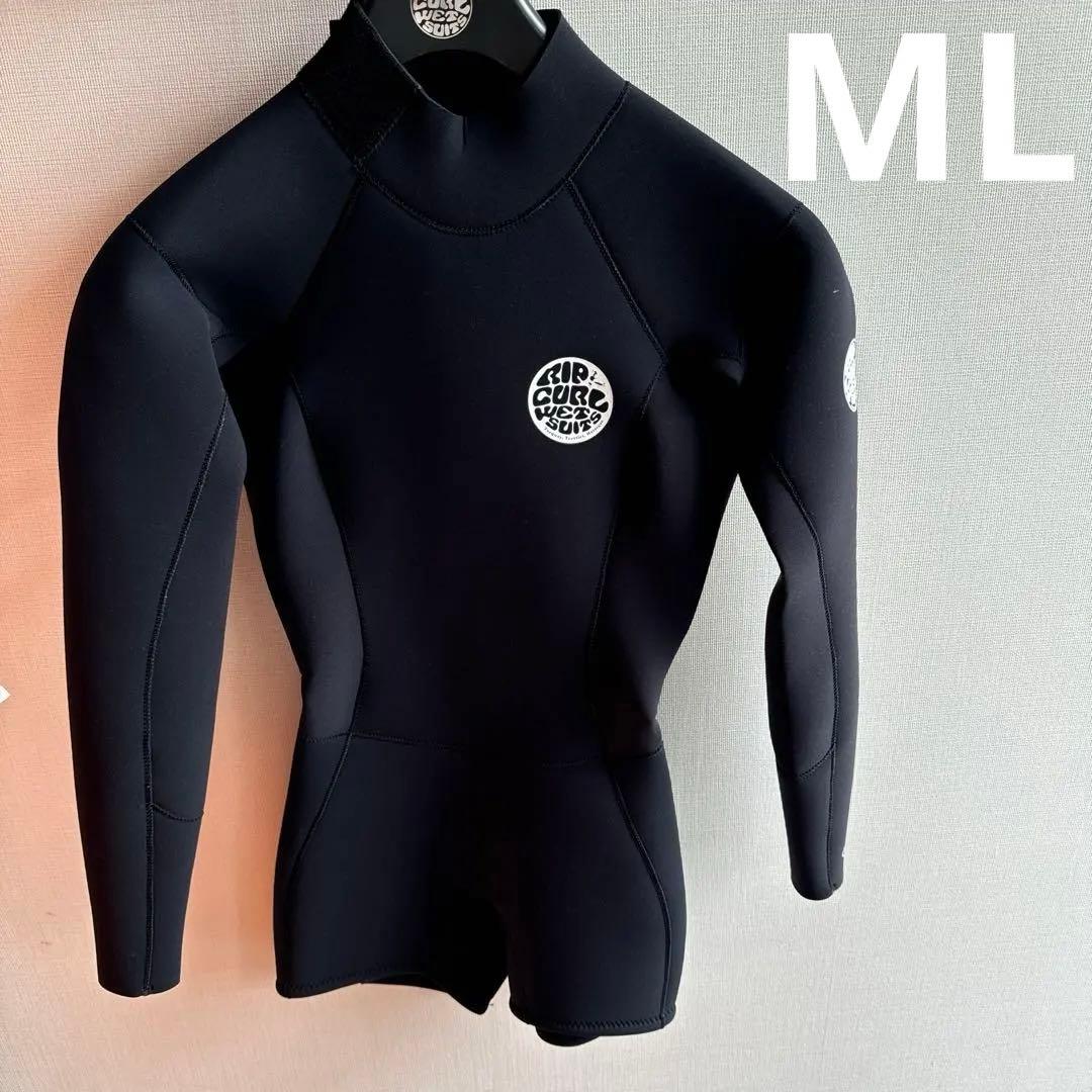 Rip Curl ロングスリーブスプリングウェットスーツ 黒