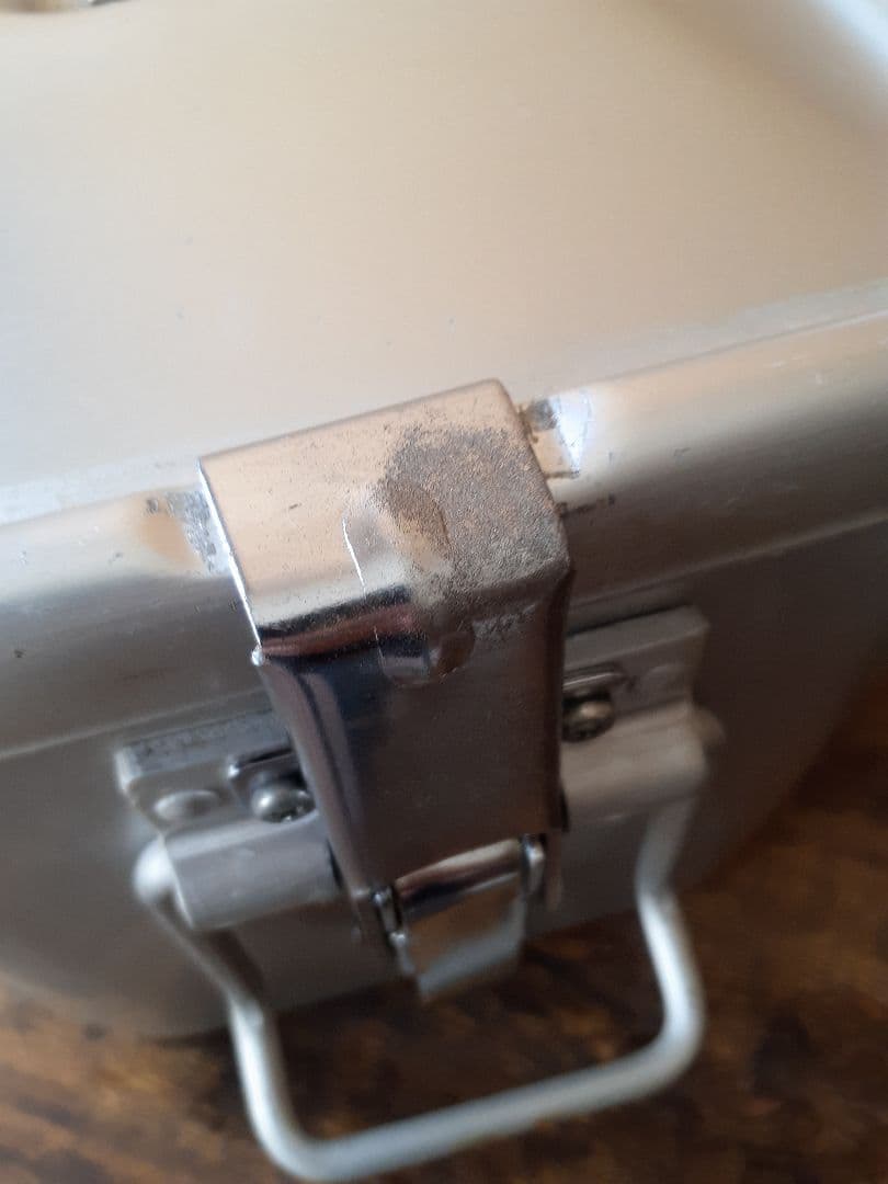 ビンテージ アルミコンテナ バッカン キャンプ アウトドア 昭和レトロ 収納