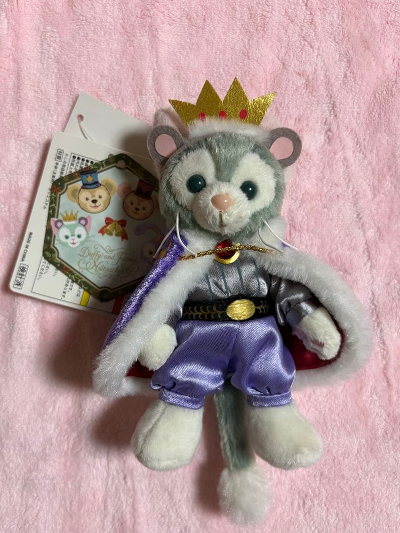 TDSダッフィー&フレンズ　くるみ割り人形ぬいぐるみバッジ