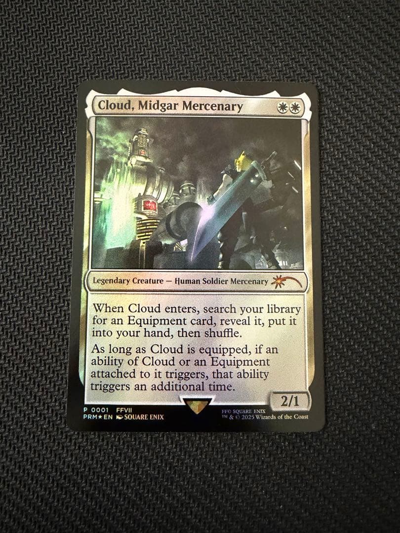 MTG ミッドガルの傭兵、クラウド 海外限定 統率者プロモ