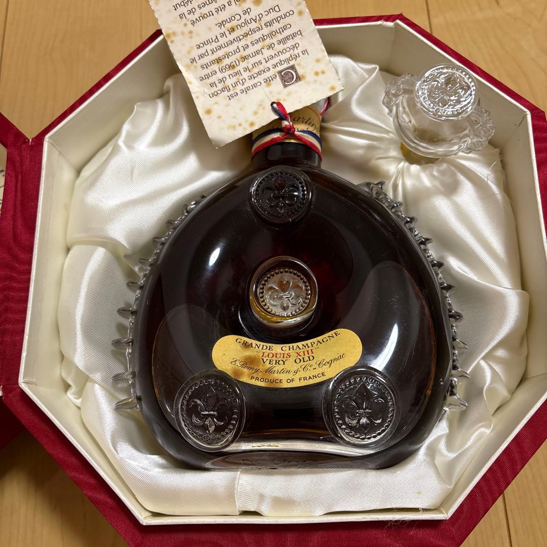 【レミーマルタン】 ルイ13世 バカラボトル　八角箱　替栓 栞