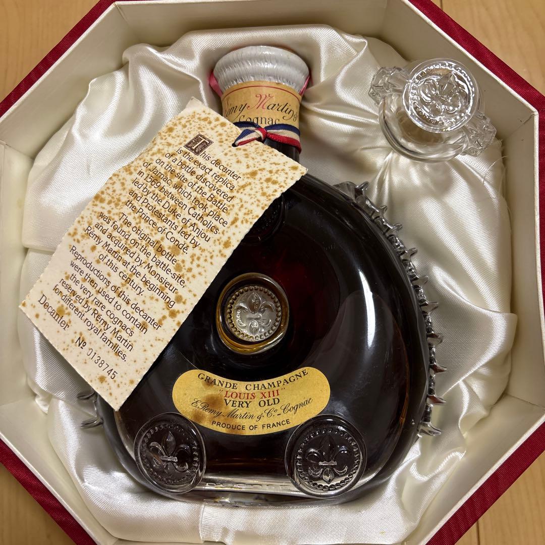 【レミーマルタン】 ルイ13世 バカラボトル　八角箱　替栓 栞