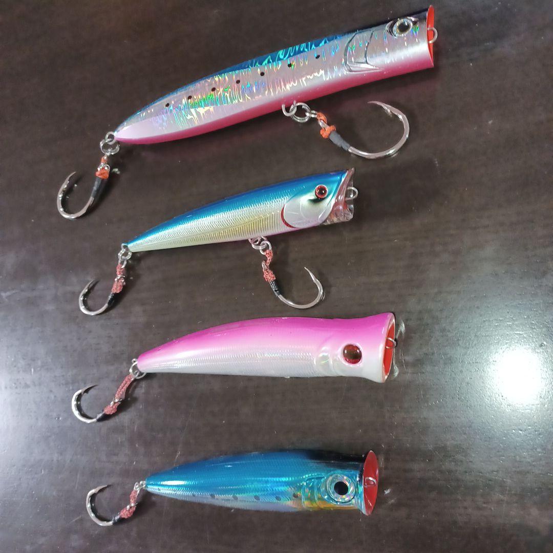 キハダ　ヒラマサ　ブリ青物用オフショアルアーまとめて19本！ケース付き