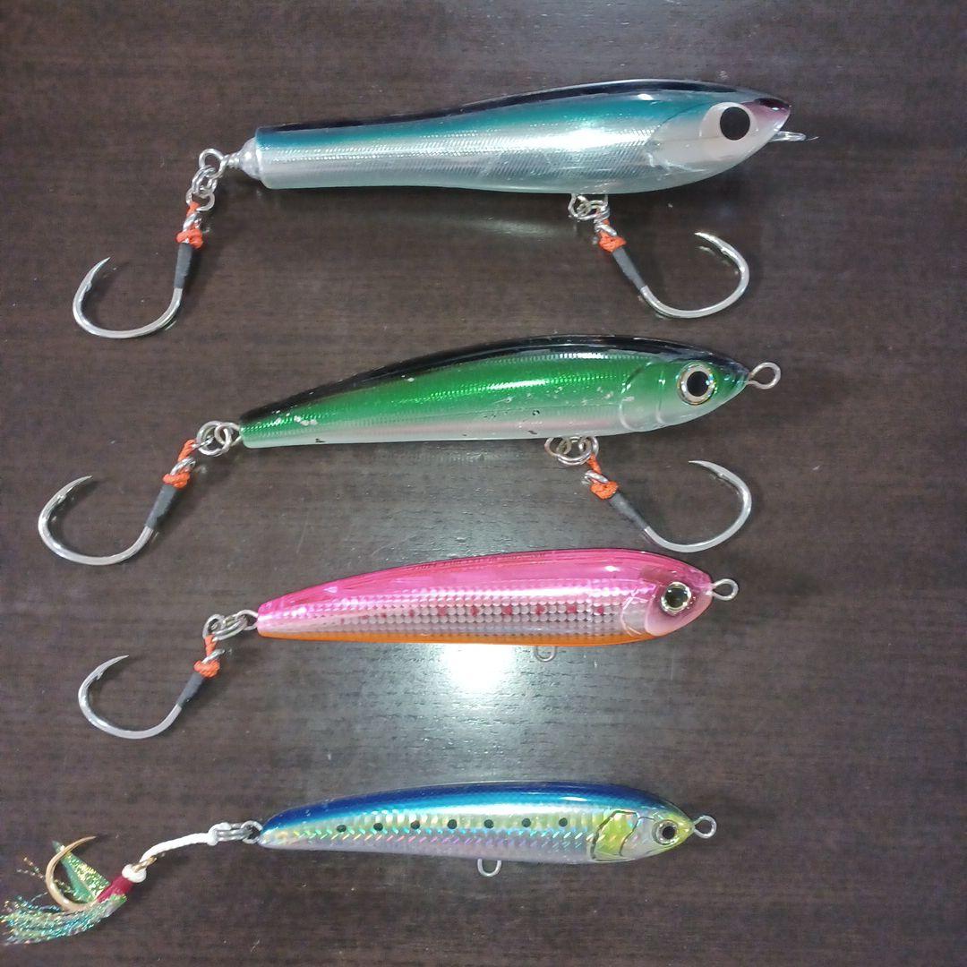 キハダ　ヒラマサ　ブリ青物用オフショアルアーまとめて19本！ケース付き