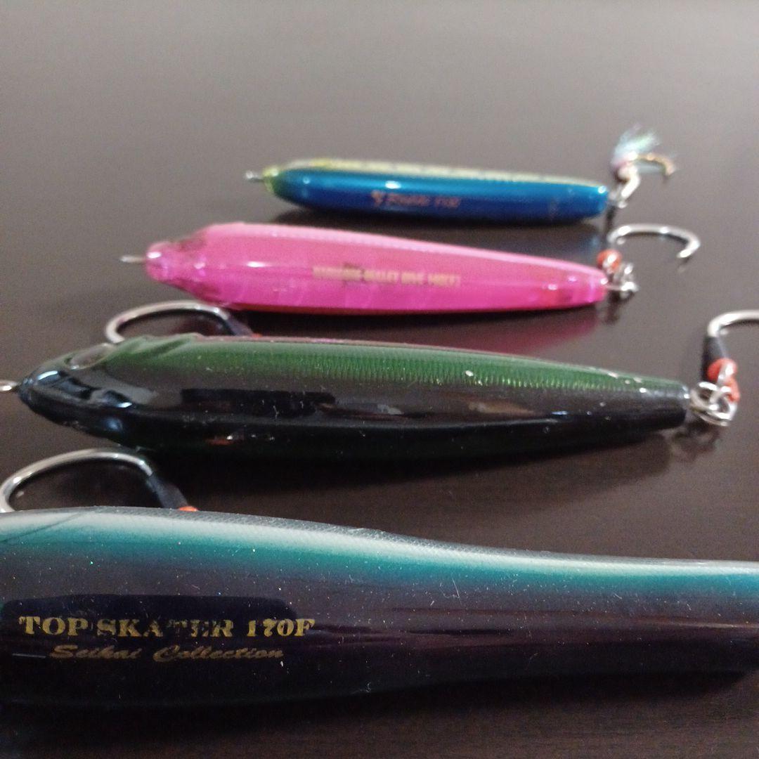 キハダ　ヒラマサ　ブリ青物用オフショアルアーまとめて19本！ケース付き