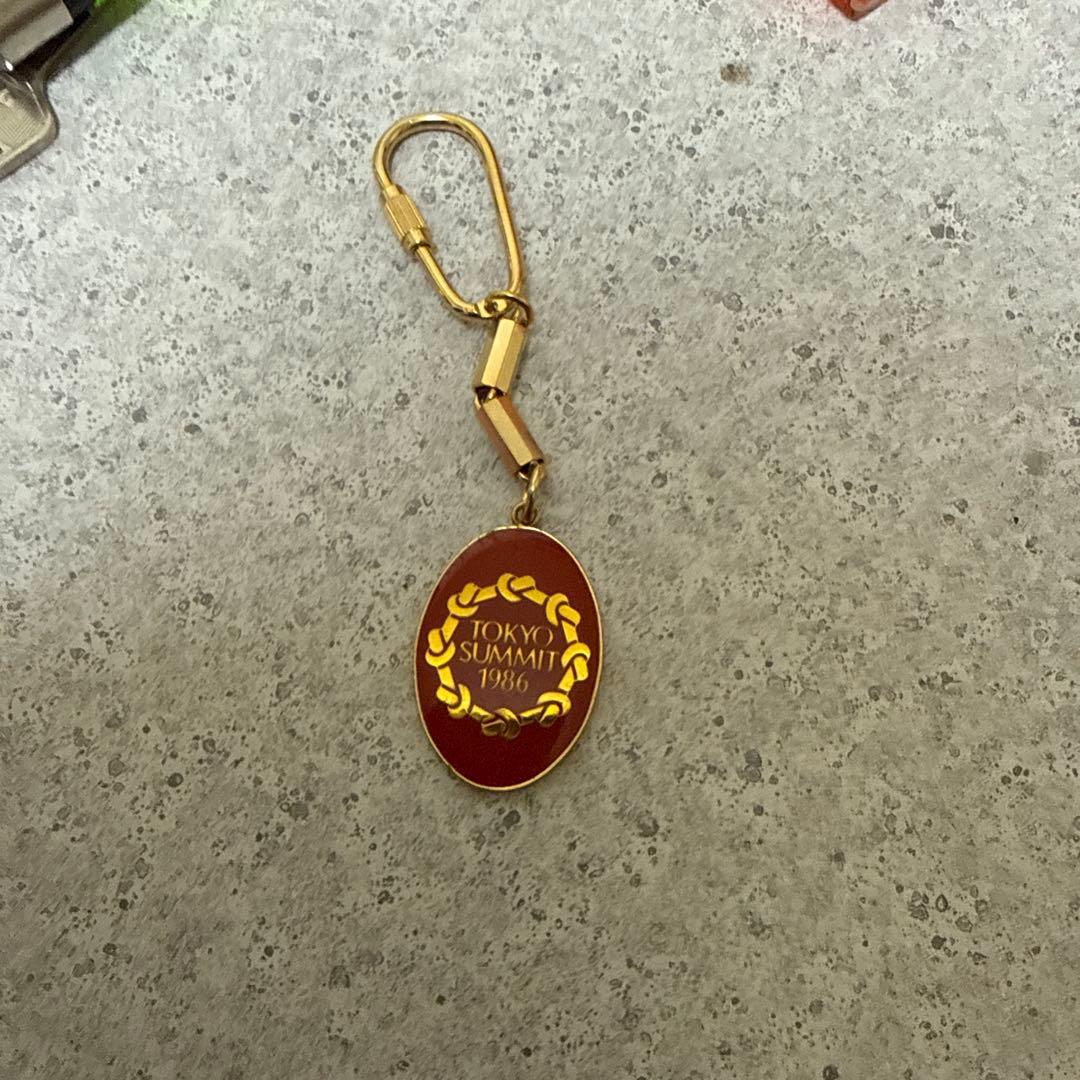 貴重品 東京サミット 1986 キーホルダー 警視庁