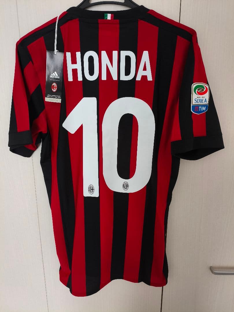 【未使用タグ付き/正規品】ACミラン　本田圭佑　ユニフォーム