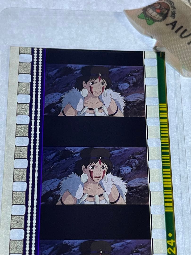 三鷹の森ジブリ美術館 フィルムブックマーカー 3枚セット　もののけ姫　52