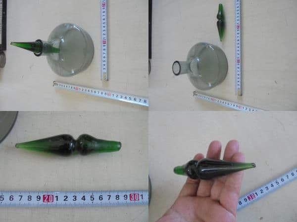 AKa6878　ガラス瓶　容器　当時物　珍品