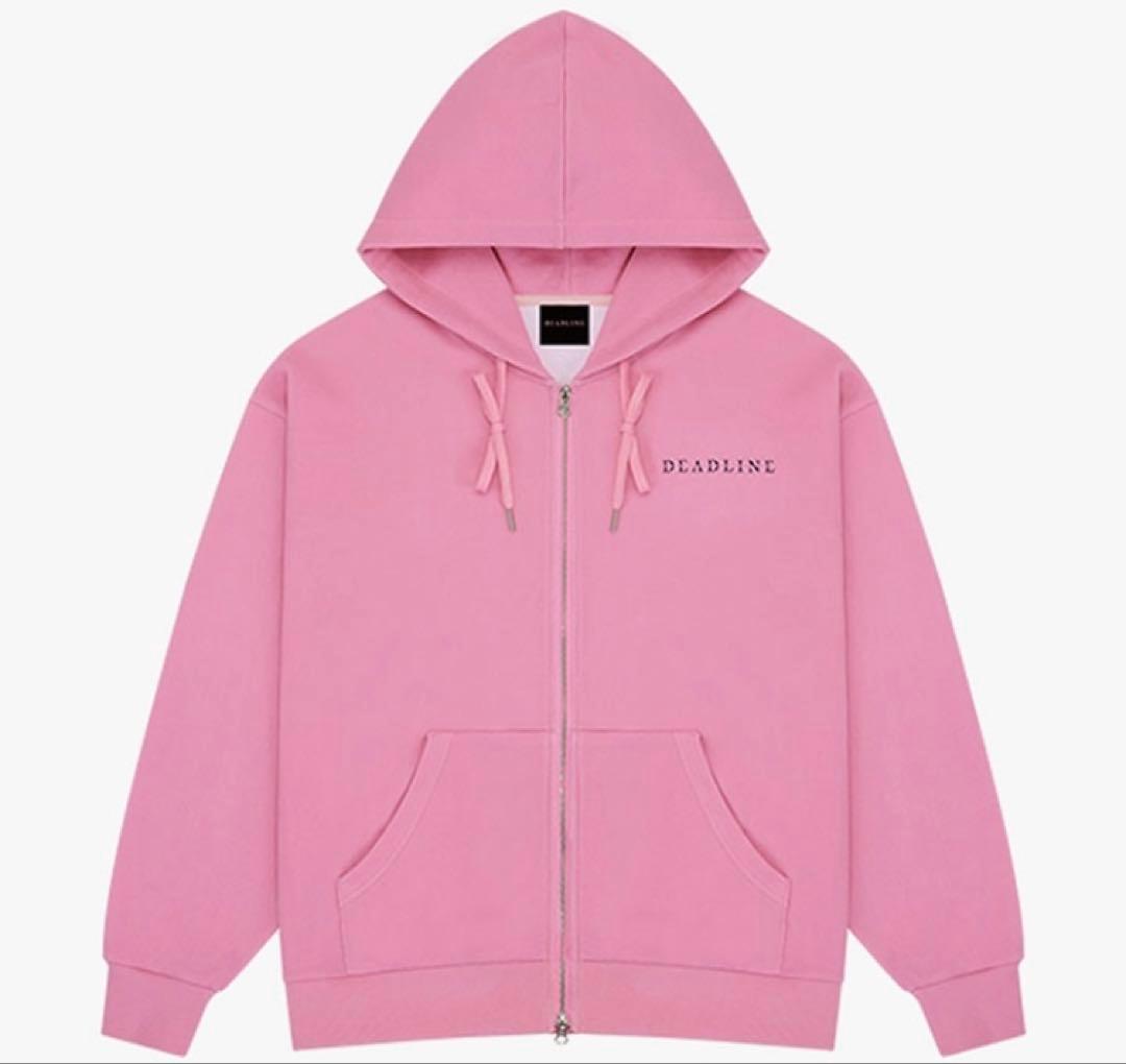 BLACKPINK DEADLINE HOODIE パーカー Mサイズ ピンク