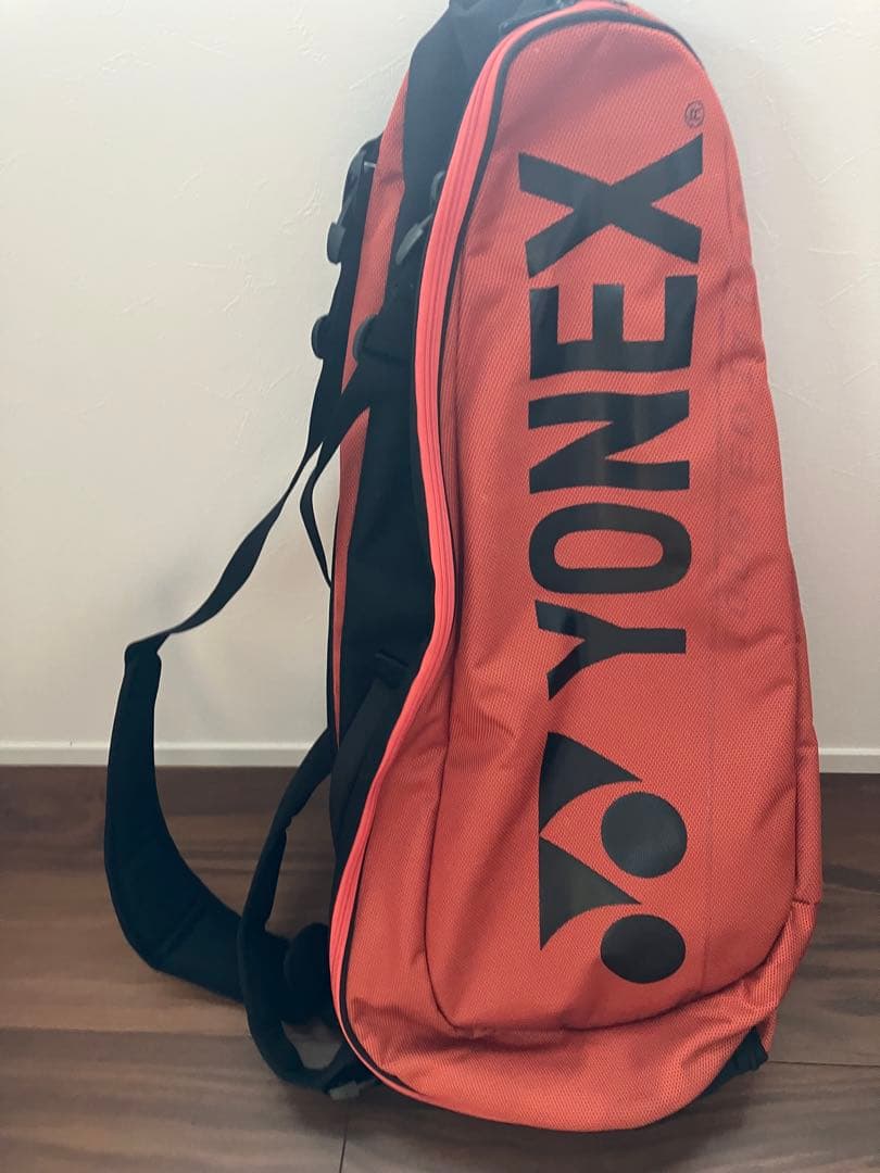 【再々値下げ】YONEX バドミントンバッグ オレンジ
