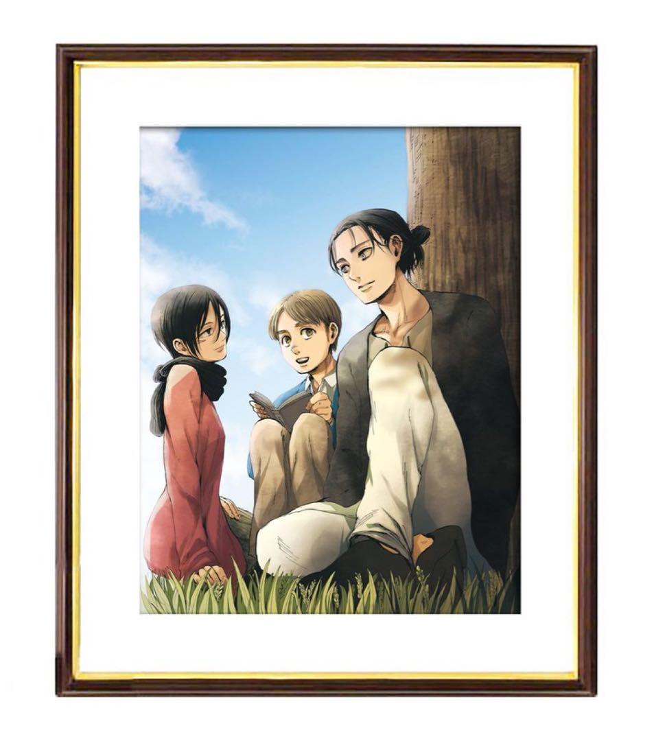 進撃の巨人 巨人展 限定受注生産 複製原画 エレン ミカサ アルミン