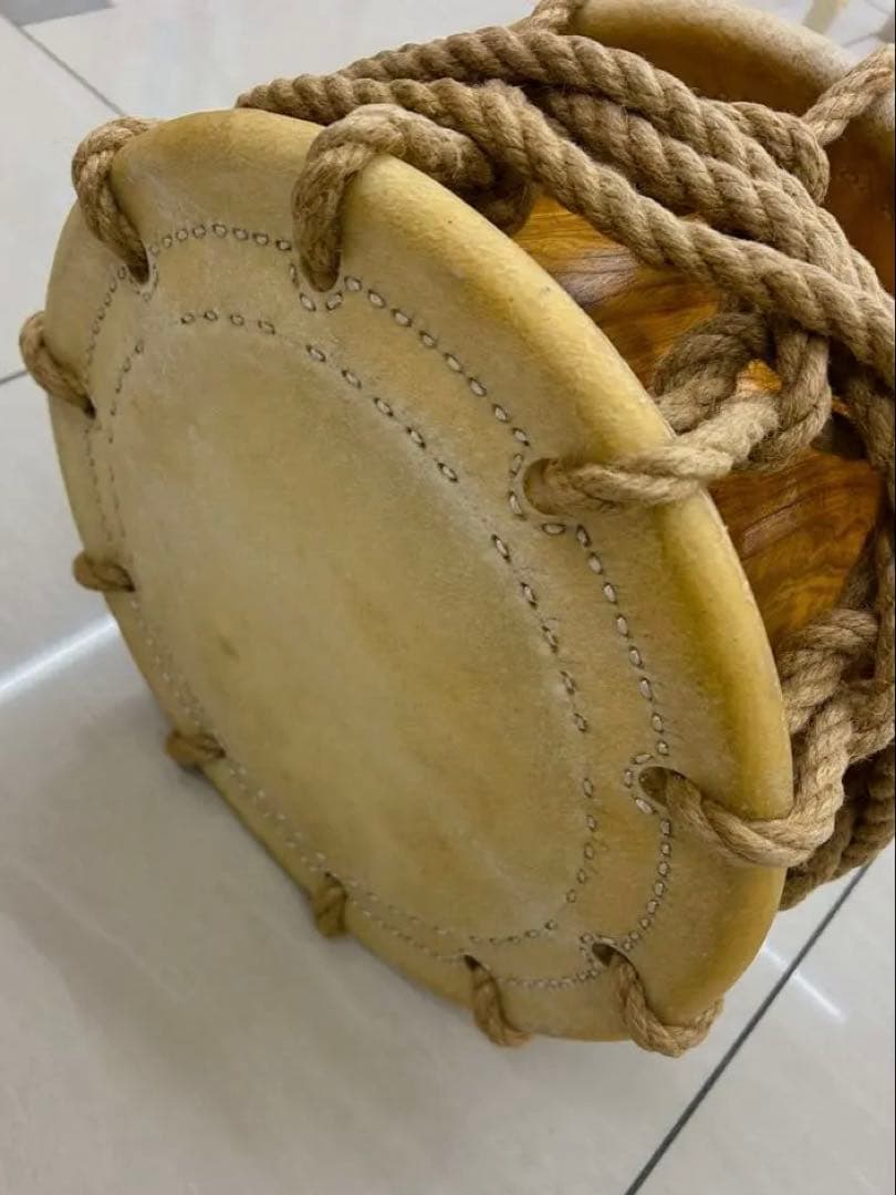 美品中古　締太鼓　ロープ締