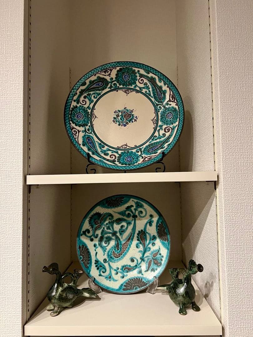 シルクロード中央アジアの陶器皿