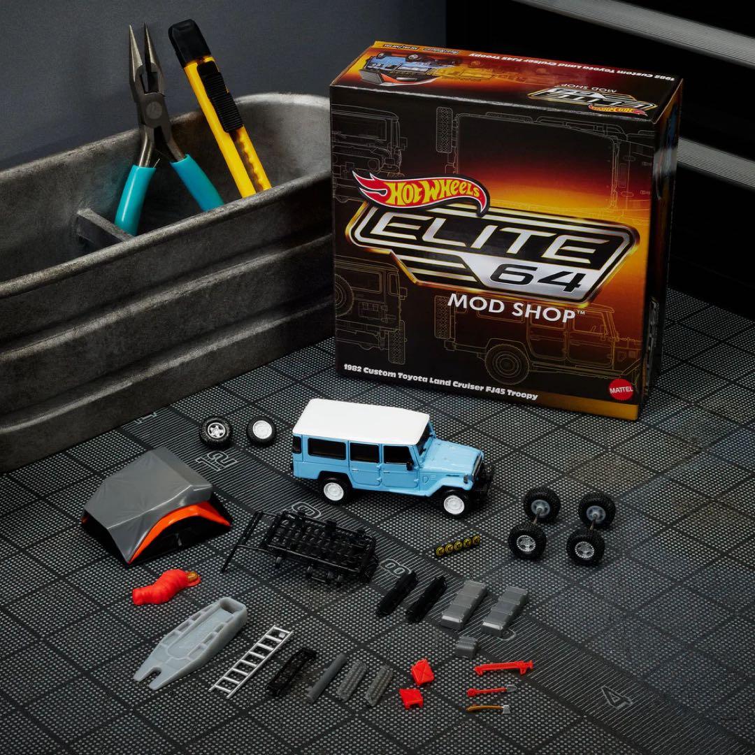 新品未開封 ホットウィール Elite 64 トヨタ ランドクルーザー FJ45