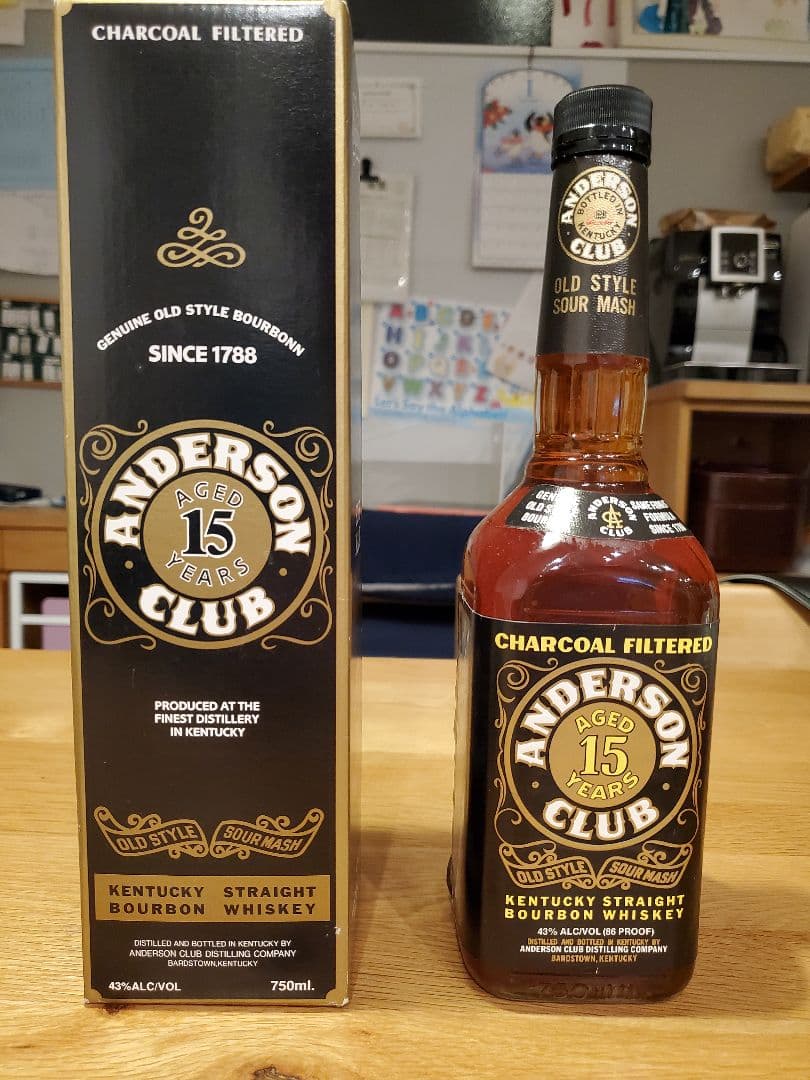 ANDERSON CLUB 15年 バーボン ウイスキー アンダーソンクラブ