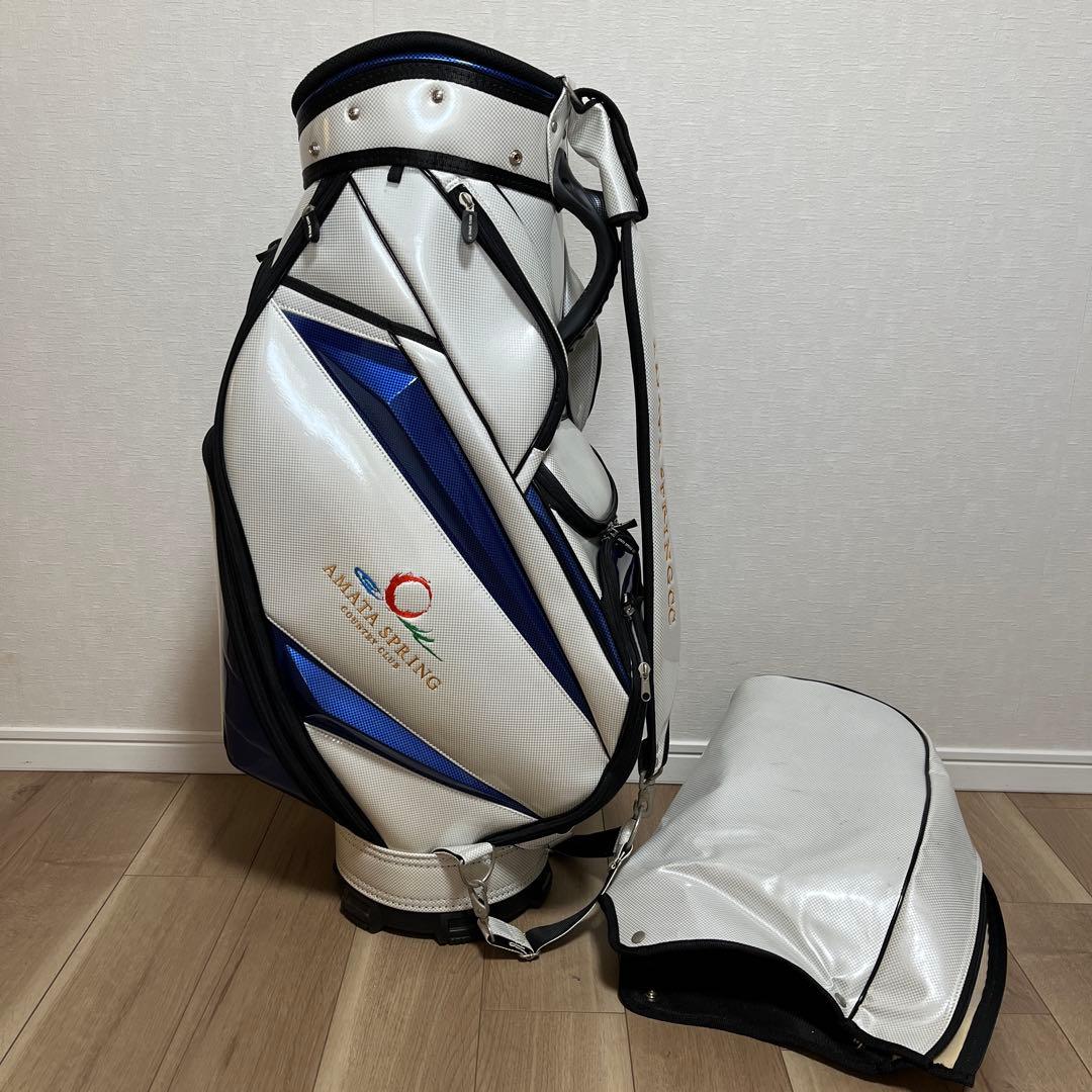 ★貴重★タイの名門AMATA SPRING キャディバッグ ホワイト/ブルー