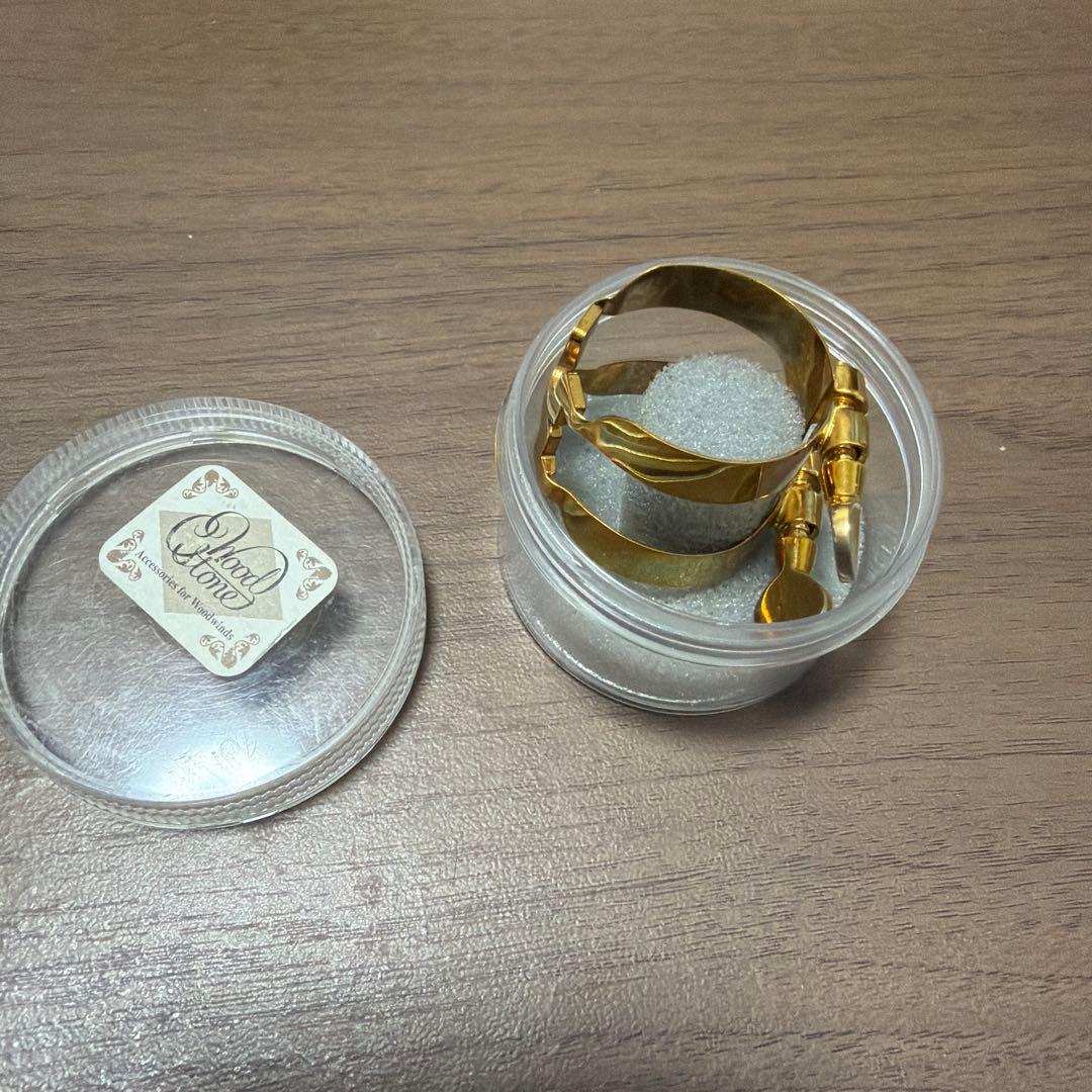 テナーサックス　wood stone リガチャー