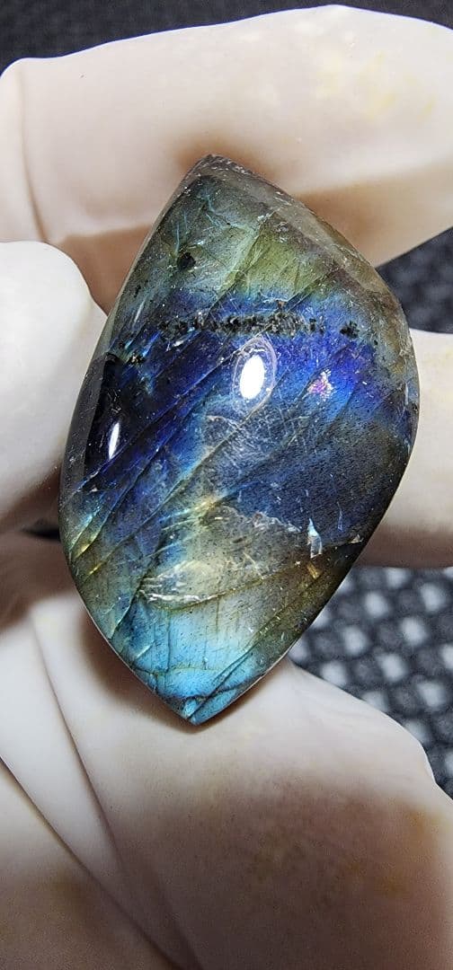 ラブラドライトとスペクトロライトのミックス8個セット