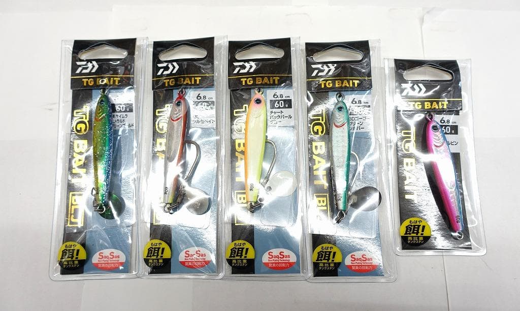 TGベイト ６0ｇ BLJ・TGベイト　新品５個セット！