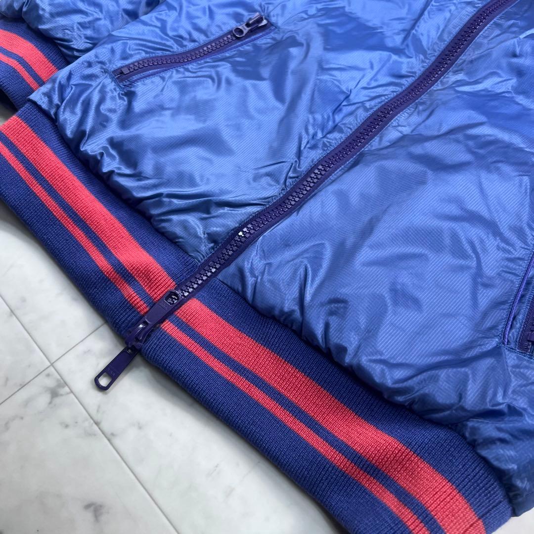 パーリーゲイツ ダウンジャケット サイズ1 M リバーシブル ネイビー 紫