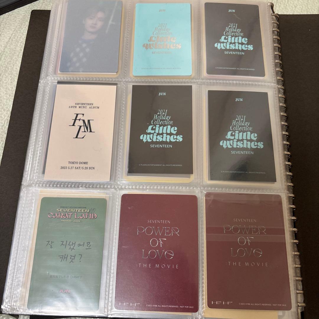 seventeen ジュン　power of love 入場特典 holiday