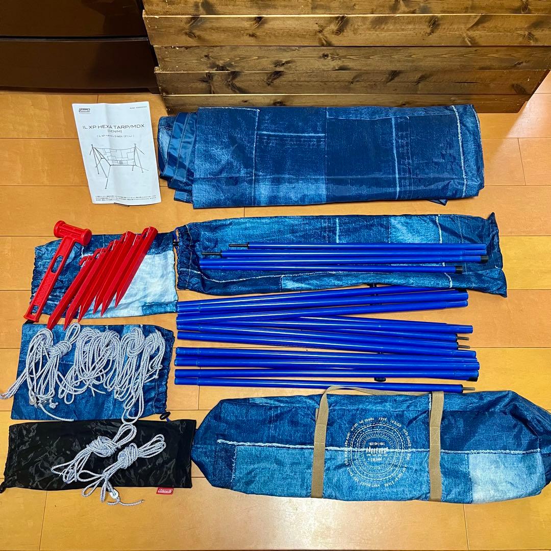 【良品/完品/廃盤レア】Coleman IL XP HEXA TARP/MDX