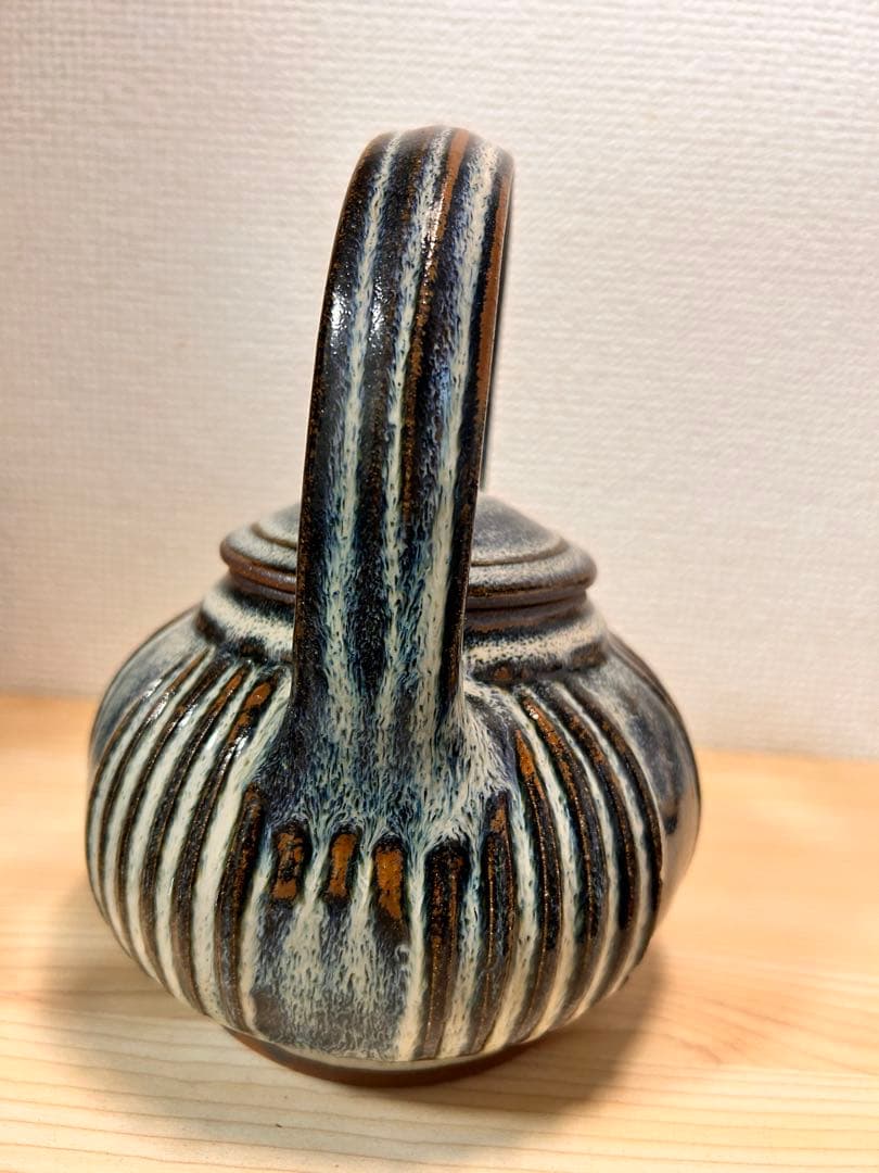 湯町窯　共手土瓶　検）民藝　出西窯　舩木研兒　小鹿田焼　小代焼