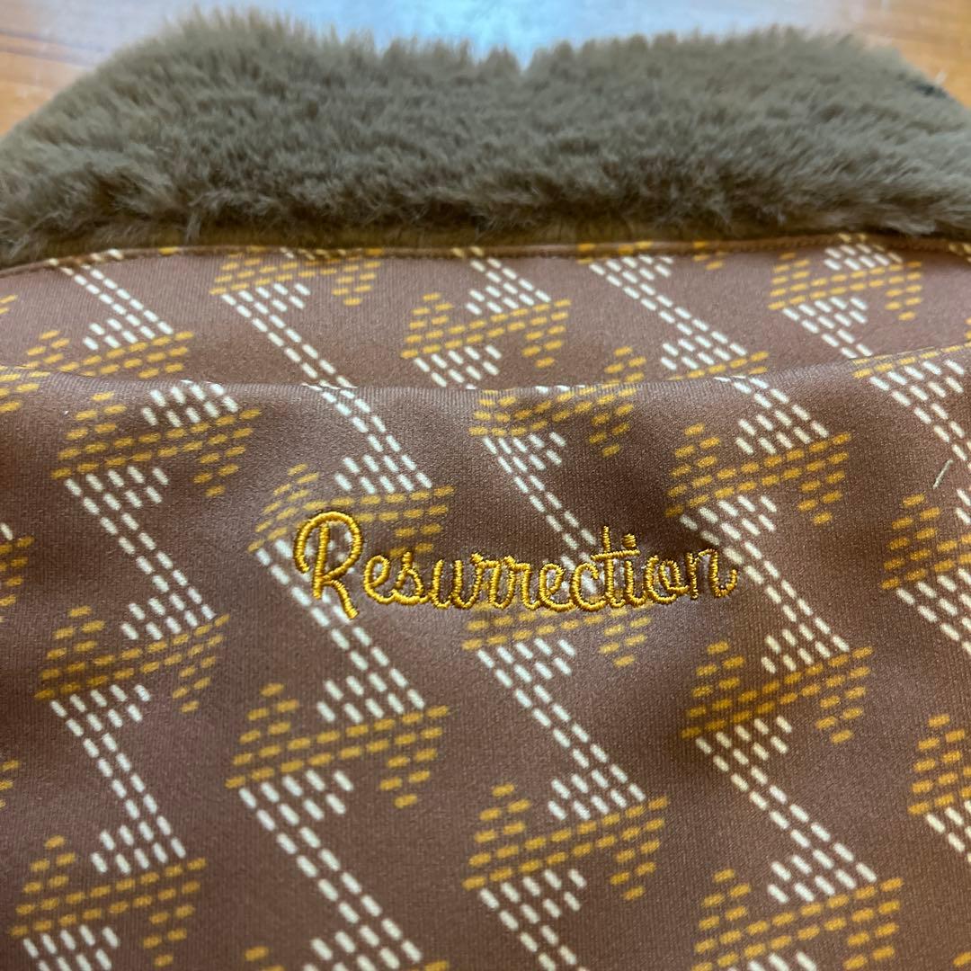 Resurrection ブラウンファーベスト Sサイズ